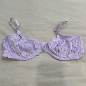 Aerie lavender balconette bra